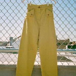 Ilana Kohn Hank Pants Moss (Ochre) Size 6